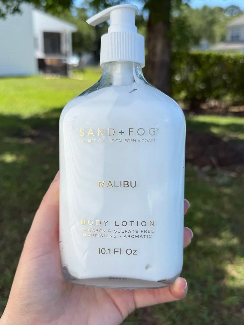 Sand + Fog Malibu Body Lotion 10.1 Oz Coastal Beachy Scent Moisturizing Body Car